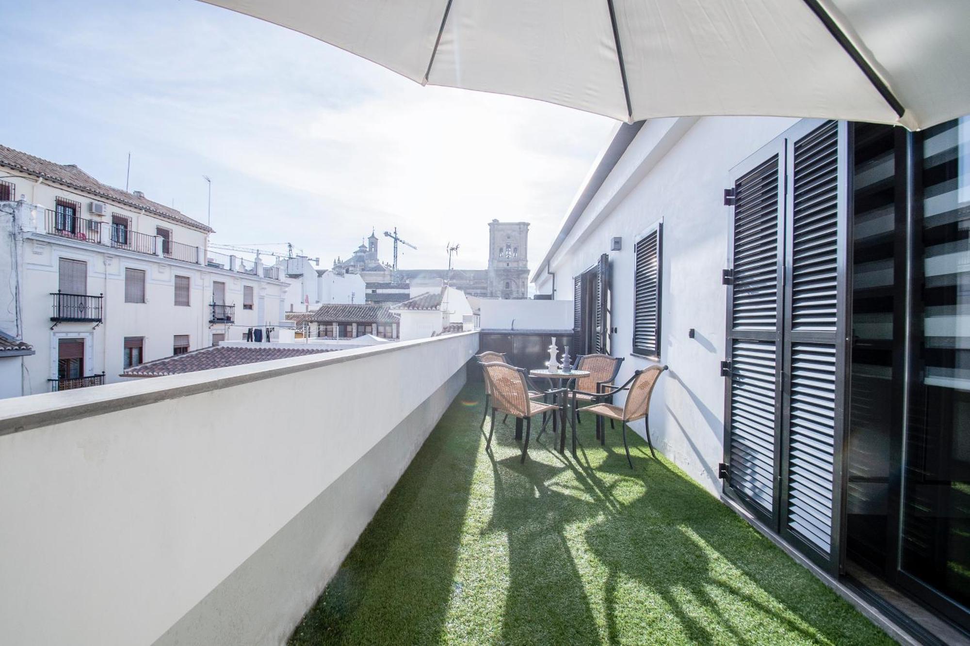 Apartamento Atico Real Suites Granada Bagian luar foto